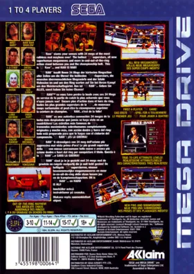 WWF Raw (World) box cover back